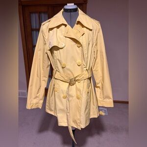 Relativity Sunny Yellow Trench Coat